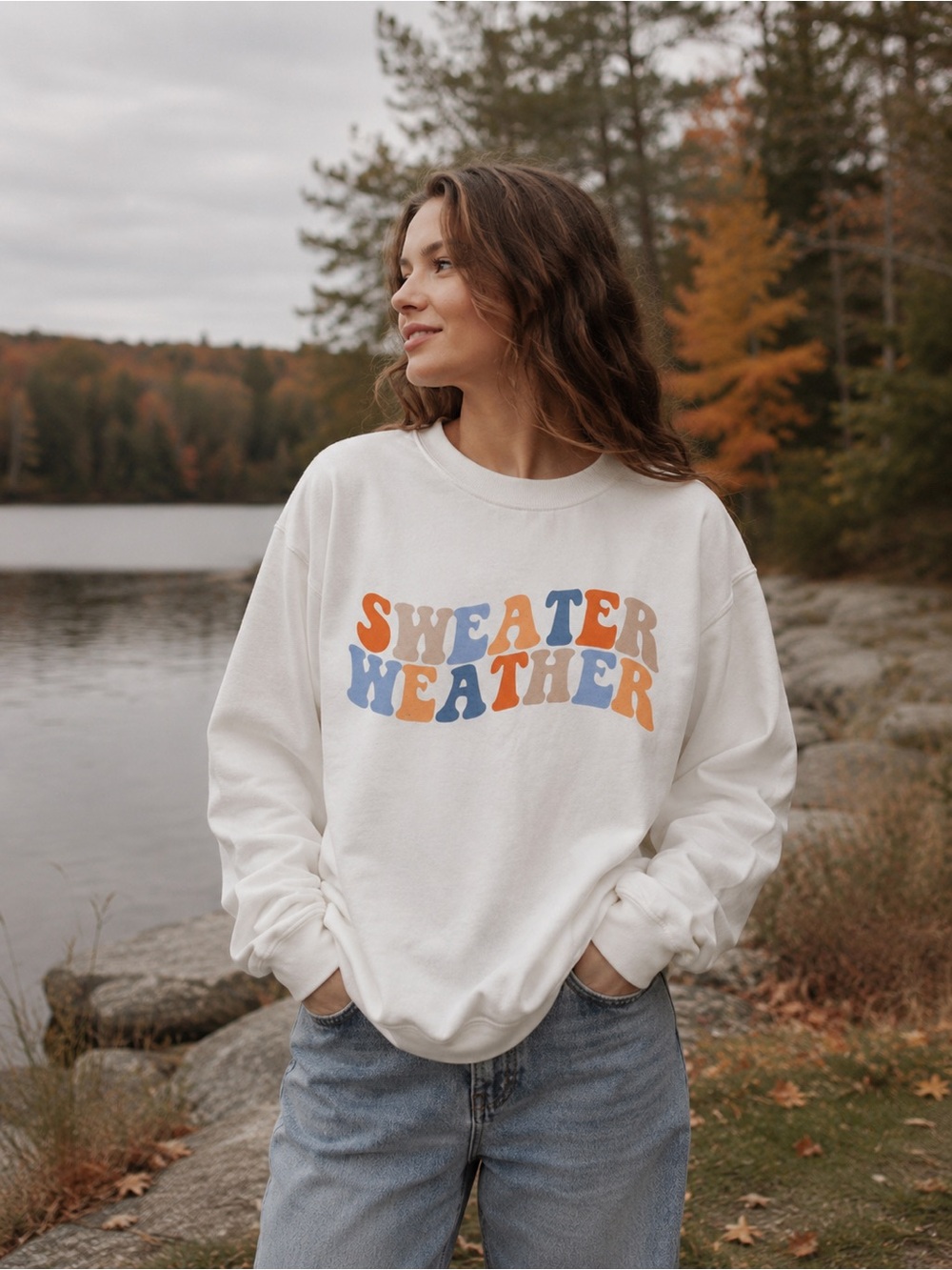 Sweater Weather Crewneck Sweatshirt Size S